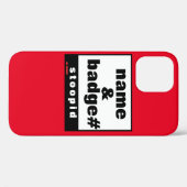 iPhone 12 Proケース「NAME & BADGE#」 Case-Mate iPhoneケース (裏面 (横))