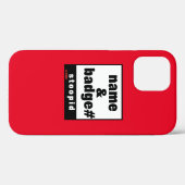 iPhone 12 Proケース「NAME & BADGE#」 Case-Mate iPhoneケース (裏面 (横))