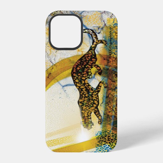 iPhone 12 Pro – 平和のジャガー神のケース。 iPhoneケース (裏面)