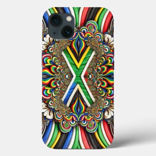 iPhone 13ケースメイトと南アフリカの色 Case-Mate iPhoneケース (裏面)