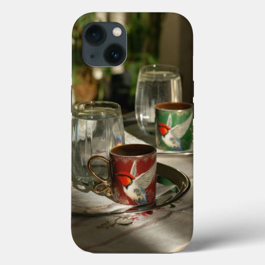 iPhone 13ケース平和コーヒーカップ画像 Case-Mate iPhoneケース (裏面)
