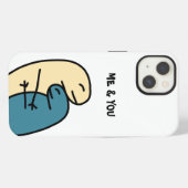 iPhone 13ケース 私とあなた iPhoneケース (裏面横)