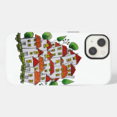 iPhone 13ケース（落書き - 手描き） iPhoneケース (裏面横)