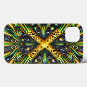 iPhone 13ジャマイカカラーとケースメイト Case-Mate iPhoneケース (裏面 (横))