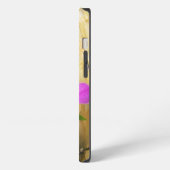iPhone 13 カバー ピンクの蘭 (左側面)