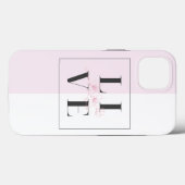 iPhone 13 ケース ピンク 白 Case-Mate iPhoneケース (裏面 (横))
