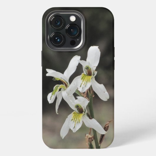 iPhone 13 ホワイトオーキッドケース iPhoneケース (裏面)