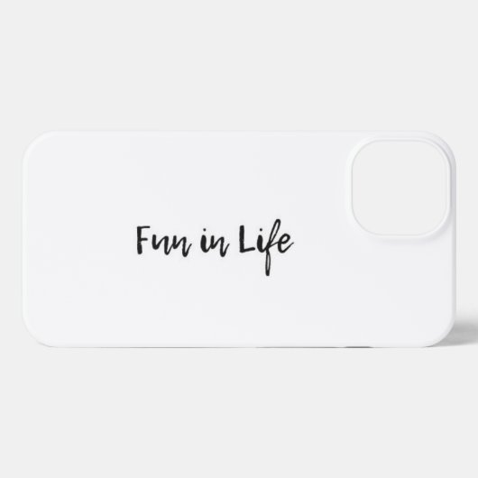 Iphone 13 Hülle Fun in Life  iPhoneケース (裏面横)
