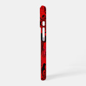 iPhone 13 Mince Case, Brillante - Red Vortex 16ケース (左側面)