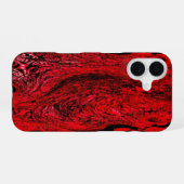 iPhone 13 Mince Case, Brillante - Red Vortex iPhone 16ケース (裏面横)