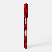 iPhone 13 Mince Case, Brillante - Red Vortex iPhone 16ケース (右側面)