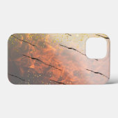 iPhone 13 Miniケースのゴールドファイヤー Case-Mate iPhoneケース (裏面 (横))