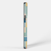 iPhone 13 Pro最大スリムフィットケース、水色プリント iPhoneケース (右側面)