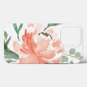 iPhone 13 Pro カース - 水彩ピオニー ピンク Case-Mate iPhoneケース (裏面 (横))