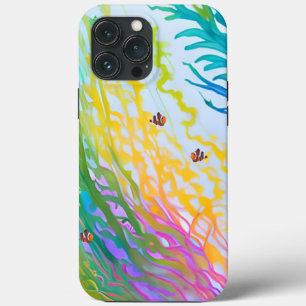 iPhone 13 Pro Maxケース(シーグラスカラフル付) Maxケース
