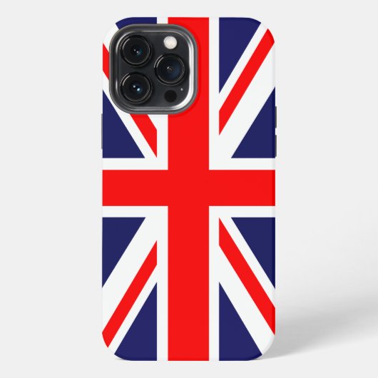 iPhone 13 Pro Maxセルケース、ユニオンジャック iPhoneケース (裏面)