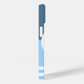 iPhone 14ケースハロー子猫ホワイト&ブルーカラー Case-Mate iPhoneケース (裏面 / 右)