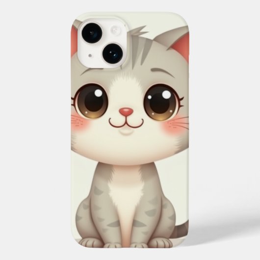 iPhone 14ケース(かわいい猫) Case-Mate iPhoneケース (裏面)