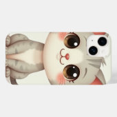 iPhone 14ケース(かわいい猫) Case-Mate iPhoneケース (裏面 (横))