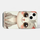 iPhone 14ケース（かわいい猫） iPhoneケース (裏面横)