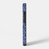 iPhone 14ケース ウィリアム・モリス アート ブルー iPhoneケース (左側面)