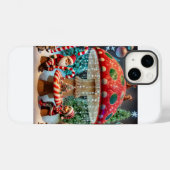iPhone 14ケース：クリスマスキノコデザイン Case-Mate iPhoneケース (裏面 (横))