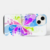 iPhone 14ケース – スプラッシュカラフル iPhoneケース (裏面横)