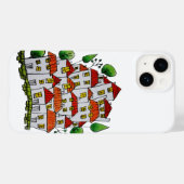 iPhone 14ケース（ドードル – 手書き） Case-Mate iPhoneケース (裏面 (横))