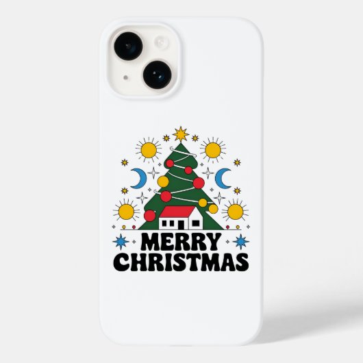 iPhone 14ケース：メリークリスマスニュー/iPadケース Case-Mate iPhoneケース (裏面)