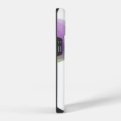 iPhone 14ケース - 紫の花 iPhoneケース (右側面)