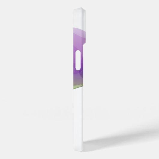 iPhone 14ケース – 紫色の花 Case-Mate iPhoneケース (裏面 / 右)