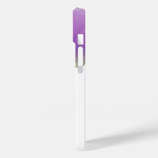 iPhone 14ケース – 紫色の花 Case-Mate iPhoneケース (裏面 / 左)