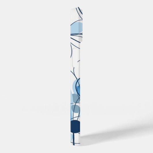 iPhone 14ケース – 青い花 Case-Mate iPhoneケース (裏面 / 右)