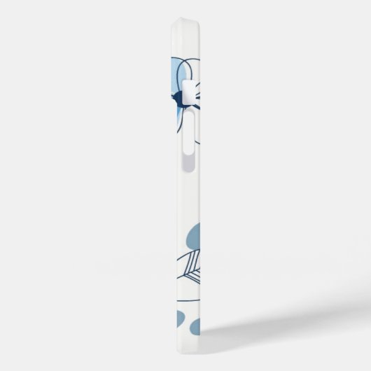 iPhone 14ケース – 青い花 Case-Mate iPhoneケース (裏面 / 左)