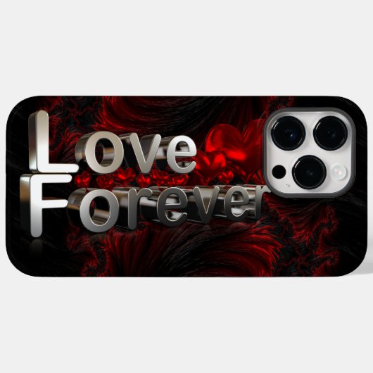 iphone 14ケースmax pro love forever Case-Mate iPhoneケース (裏面 (横))