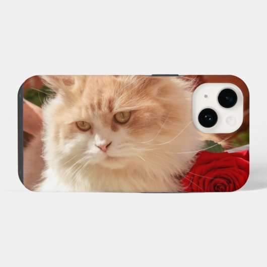 iPhone 14タフケース、光沢 iPhoneケース (裏面横)