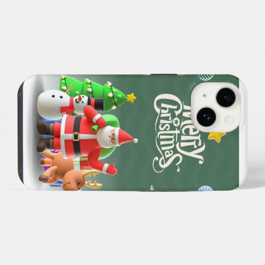 iPhone 14タフケース、光沢 iPhoneケース (裏面横)