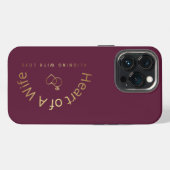 iPhone 14タフケース、光沢 iPhoneケース (裏面横)