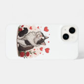 Iphone 14フランスの版木、銅版、版画ケースモントレペルソナル iPhoneケース (裏面横)