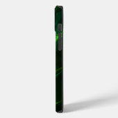 iphone 14抽象芸術ブラックグリーンケースプラス Case-Mate iPhoneケース (裏面 / 左)