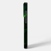 iphone 14抽象芸術ブラックグリーンケースプロ Case-Mate iPhoneケース (裏面 / 左)
