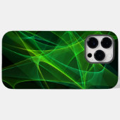 iphone 14抽象芸術ブラックグリーンケースマックスプロ Case-Mate iPhoneケース (裏面 (横))