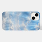 iPhone 14 カバー • 聖句と輝く雲 (裏面 (横))