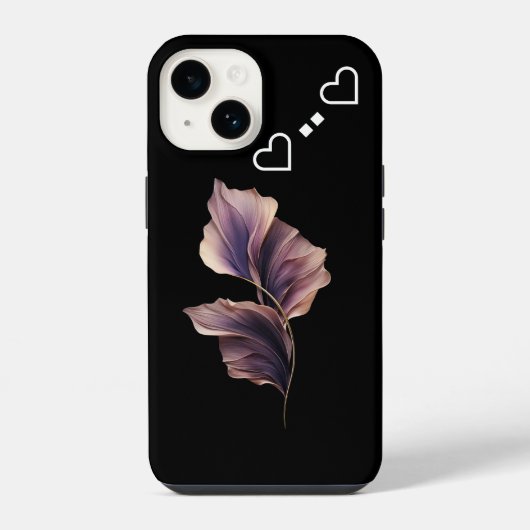 iPhone 14 抽象的なスマホケース iPhoneケース (裏面)