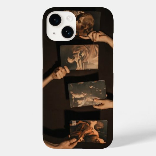 iphone 14-13-12-X flimeケース古いアート Case-Mate iPhoneケース (裏面)