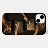 iphone 14-13-12-X flimeケース古いアート Case-Mate iPhoneケース (裏面 (横))