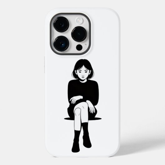 iphone 14 Case-Mate iPhone 14 Pro美少女 iPhoneケース (裏面)