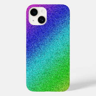 iPhone 14 Hülle Glänzend Regenbogen Glitzer Bunt Case-Mate iPhone 14ケース