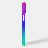 iPhone 14 Hülle Glänzend Regenbogen Glitzer Bunt Case-Mate iPhoneケース (裏面 / 右)