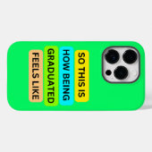iPhone 14 proライトグリーンケースSO_THIS_IS_HOW_BEIN Case-Mate iPhoneケース (裏面 (横))